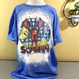 NEW ADULT UNISEX LARGE TEE "Put A Little South in your Mouth"